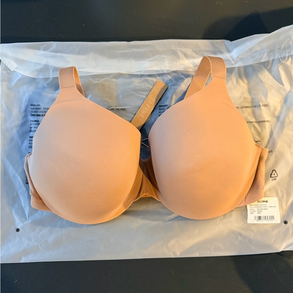 SKIMS Smoothing Intimates Full Coverage Lightly Lined Bra in Sienna, 36DD - Picture 2 of 4